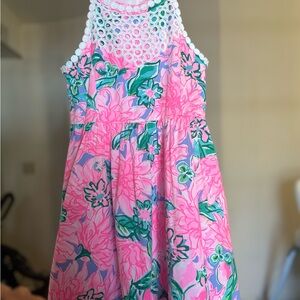 Lilly Pulitzer Pink and Green Patterned Dress